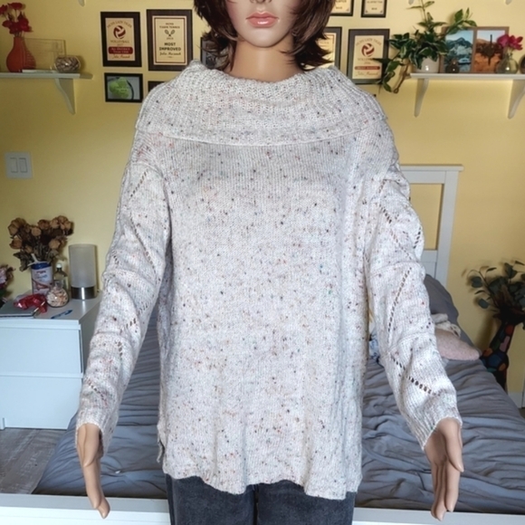 Jessica Simpson Cowl Neck Knit Sweater - Picture 2 of 14